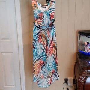 NWT Strapless dress with belt